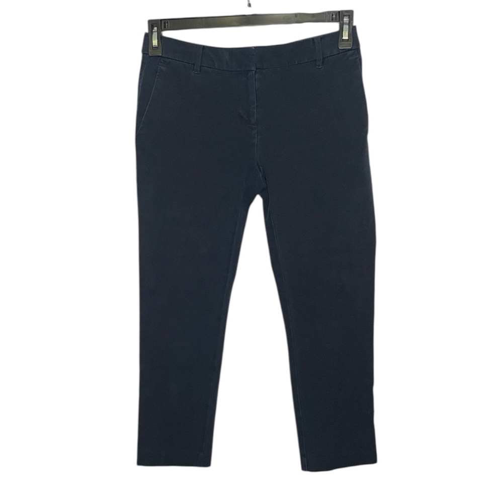 ANN TAYLOR BLUE CROPPED PANTS SIZE 0